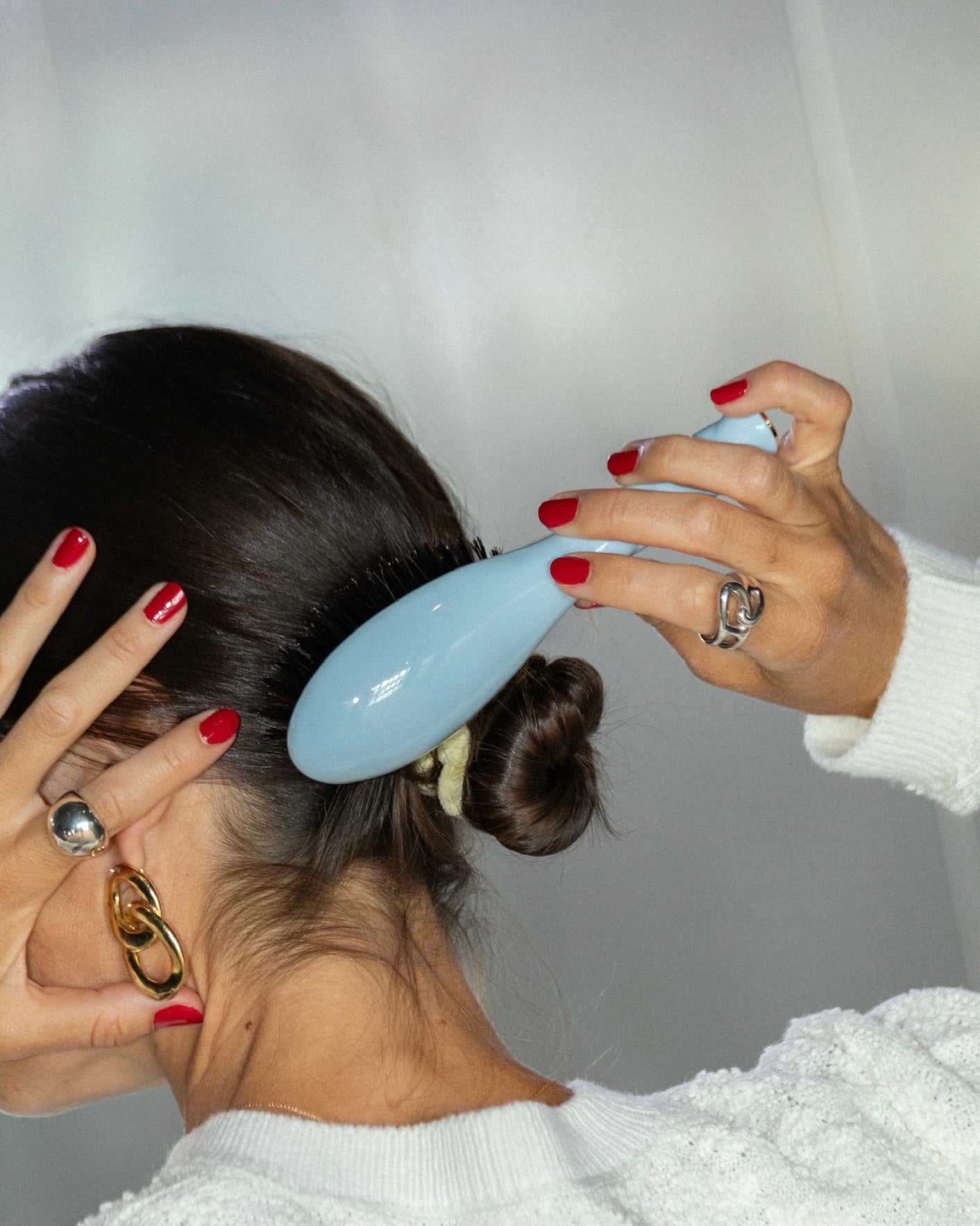 N.01 La Petite Brosse Brillance & Soin l’Universelle Bleu Ciel