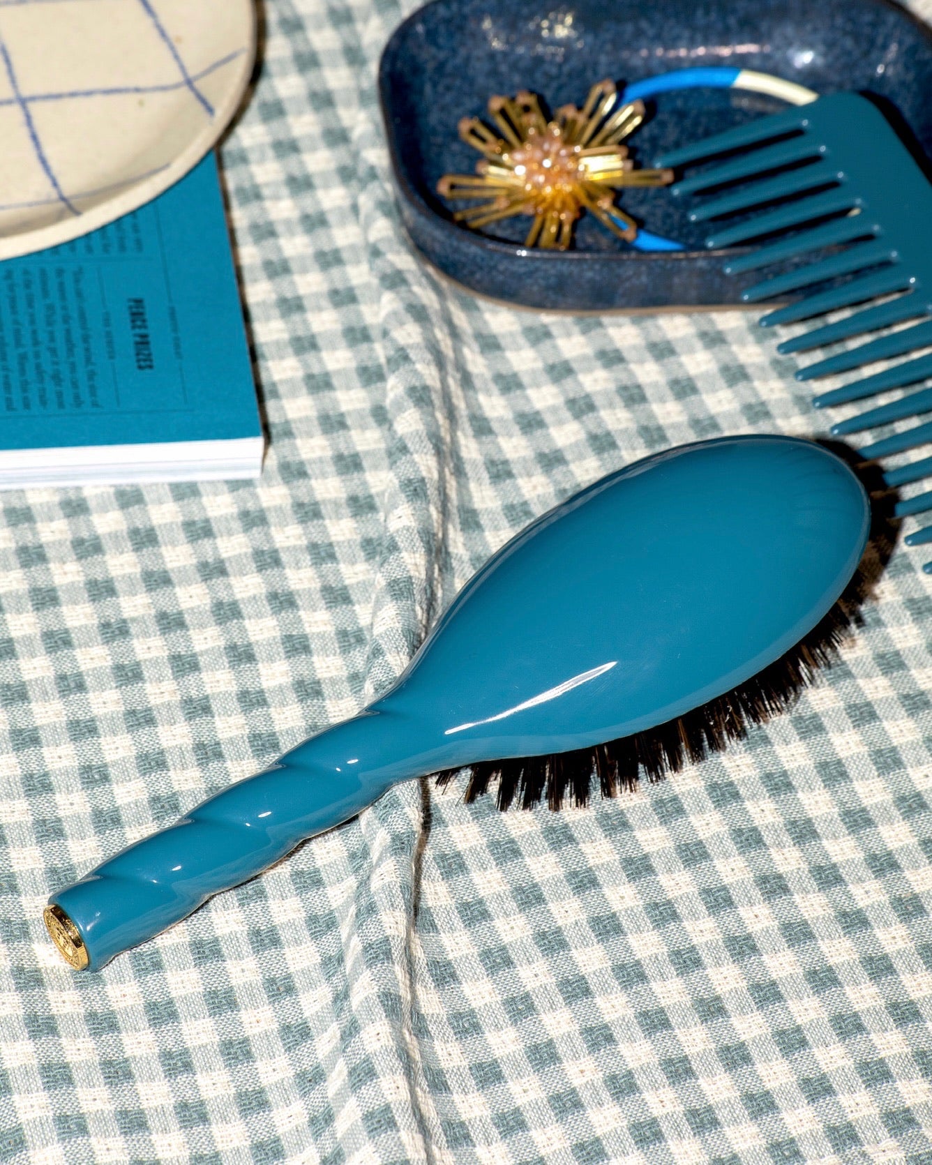 N.01 The Shine & Care Hair Brush THE UNIVERSAL Blue