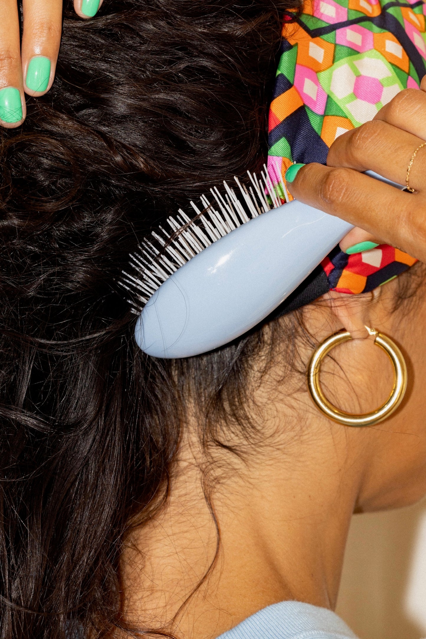 N.07 La Petite Brosse Démêlante & Stimulante l'Intense Bleu Ciel