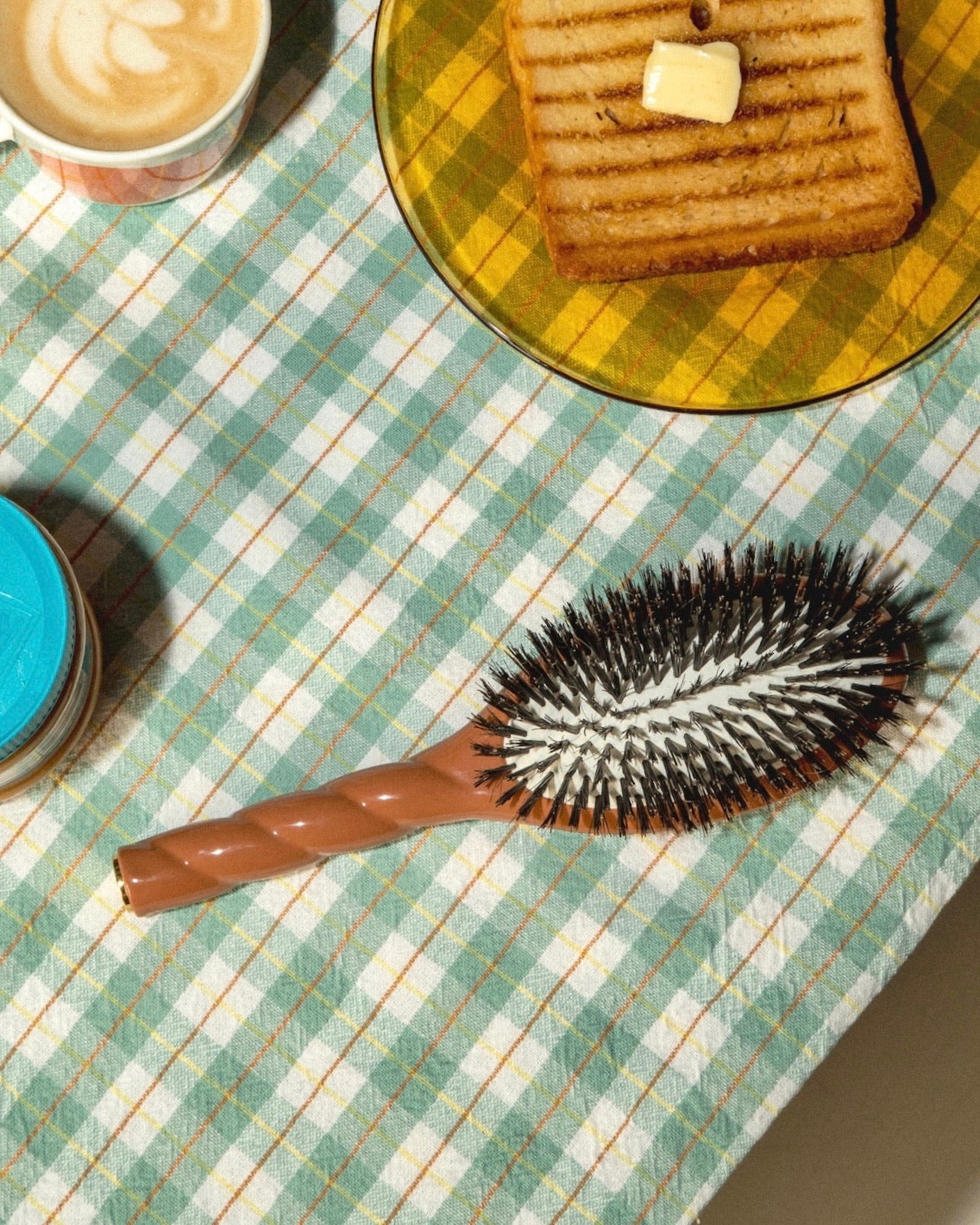 N.01 The Shine & Care Hair Brush THE UNIVERSAL Terracotta