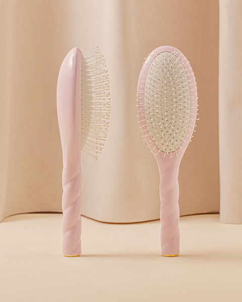 N.04 La Brosse Démêlante & Massante La Miracle Rose Lilas - Image 1