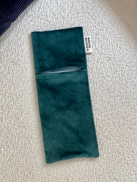 La Pochette "Brosse Ronde N.05" Vert Émeraude - Image 1