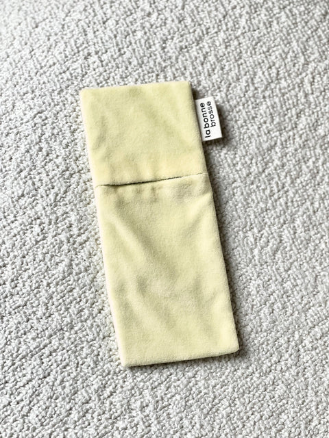 La Pochette "Petite Brosse" Ivoire Cair - Image 1