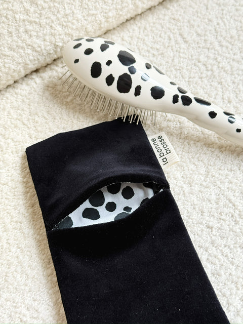 La Pochette "Brosse Chien" Noire Dalmatien - Image 2