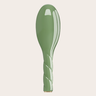 N.02 The Small Care & Detangling Hair Brush THE ESSENTIAL Almond Green