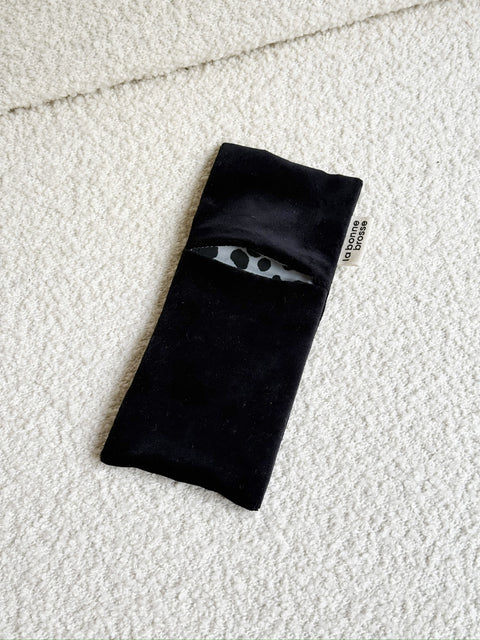 La Pochette "Brosse Chien" Noire Dalmatien - Image 1