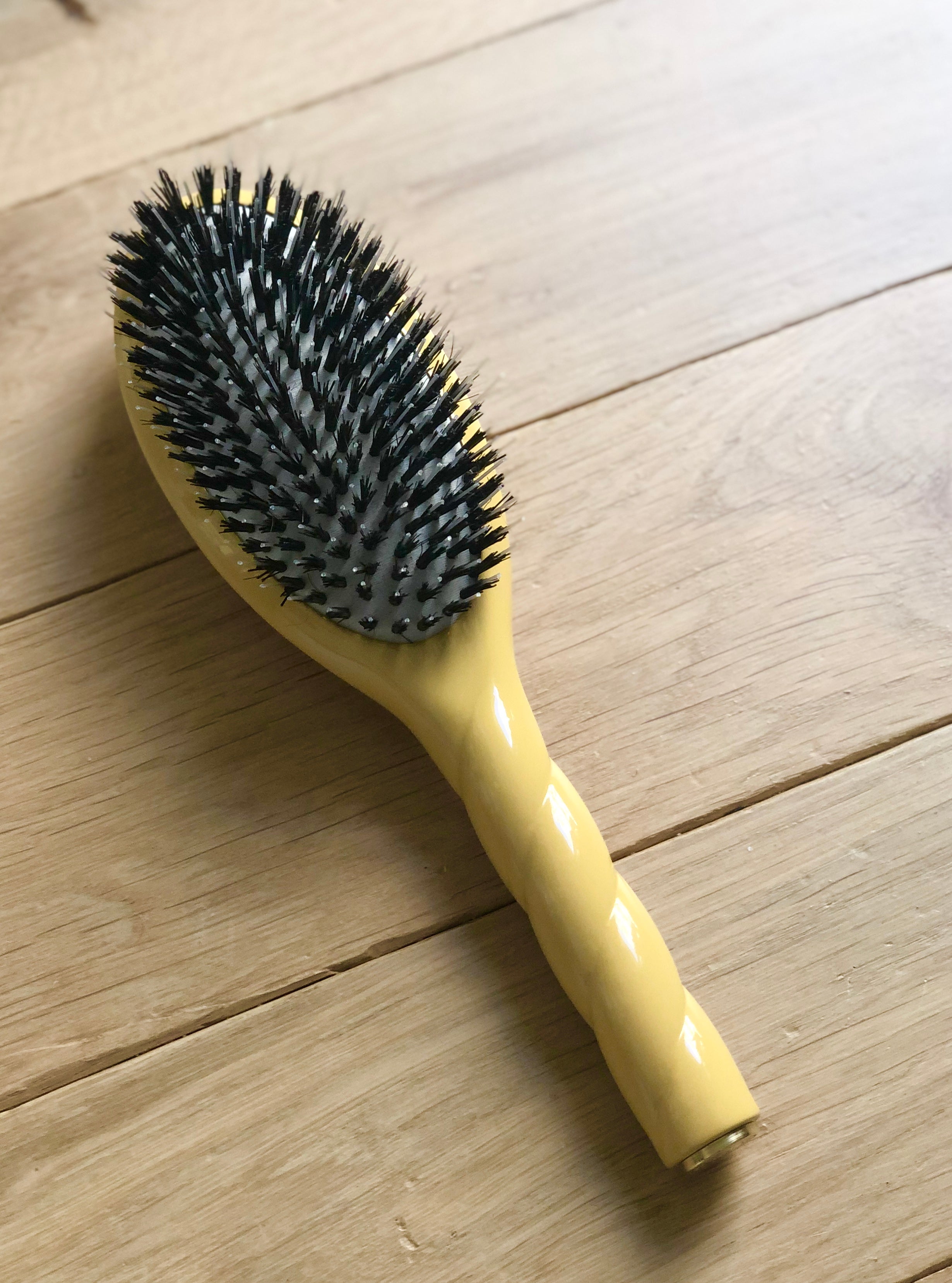 Natural Bristle Hair Brush | 06 Pure Boar Cushion Paddle Brush