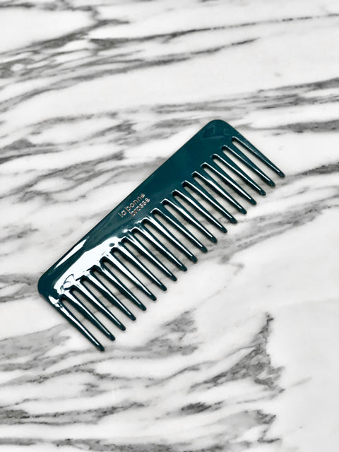 The Large Detangling Comb in Acetate Blue - Image 3