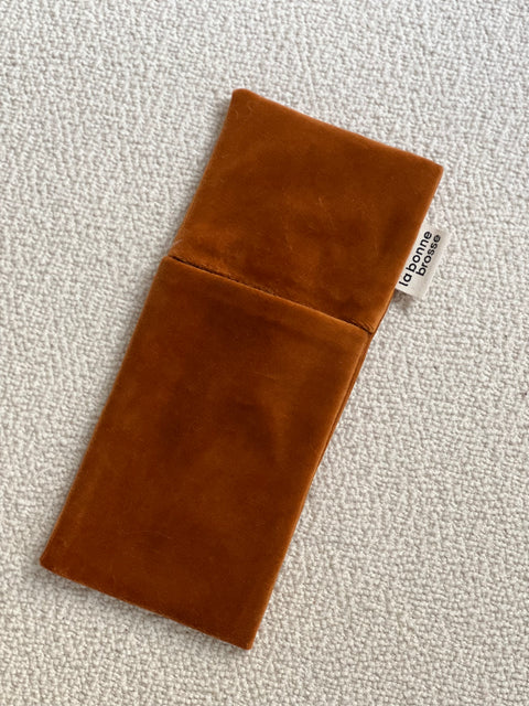 La Pochette "Grande Brosse" Terracotta - Image 1
