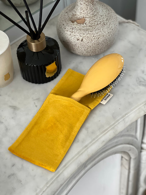 La Pochette "Grande Brosse" Jaune Safran - Image 2