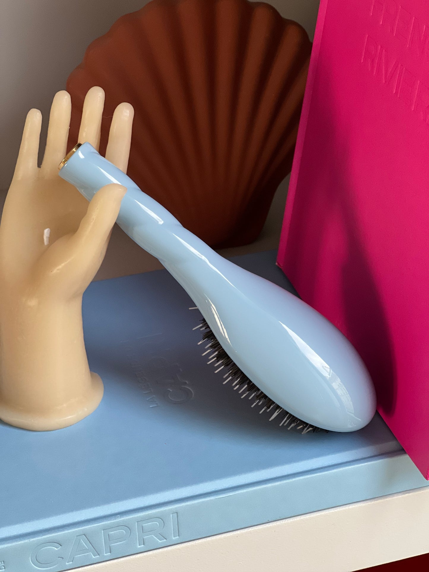 N.02 La Petite Brosse Démêlante & Soin l'Indispensable Bleu Ciel