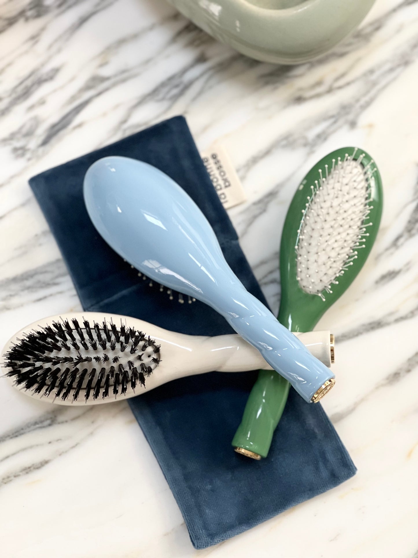 La Pochette "Petite Brosse" Bleu Jean