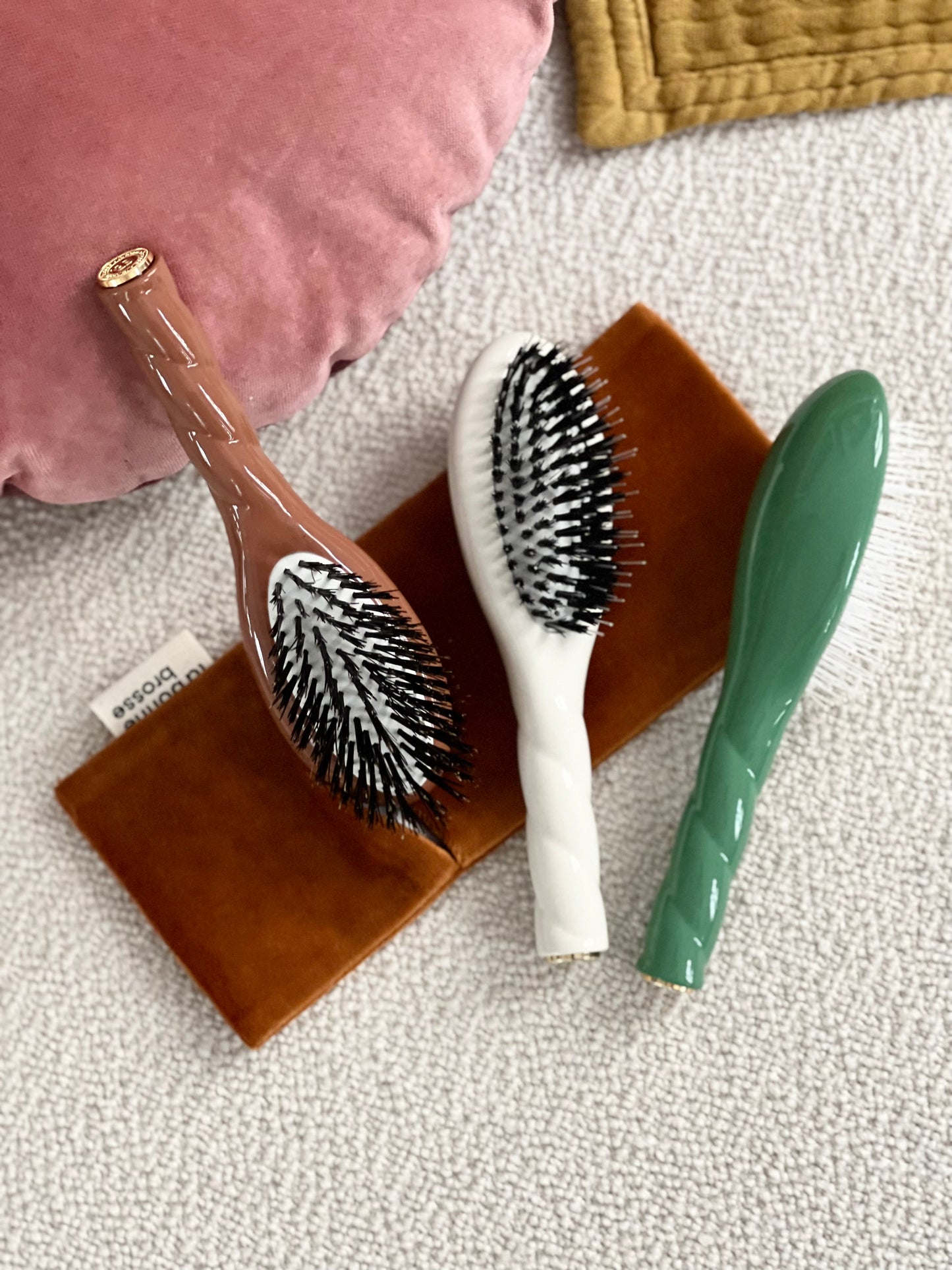 La Pochette "Petite Brosse" Terracotta