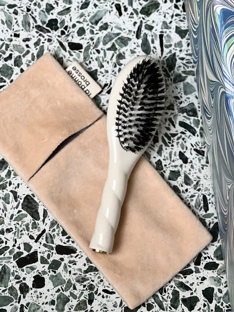 La Pochette "Petite Brosse" Blanc Crème - Image 2